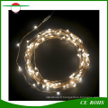 Arbres de Noël de déco paysage 100LED fil de cuivre solaire chaîne lumière avec blanc / blanc chaud / coloré LED Light pour en option